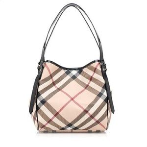 Burberry Nova Check Coated Canvas Canterbury Tote